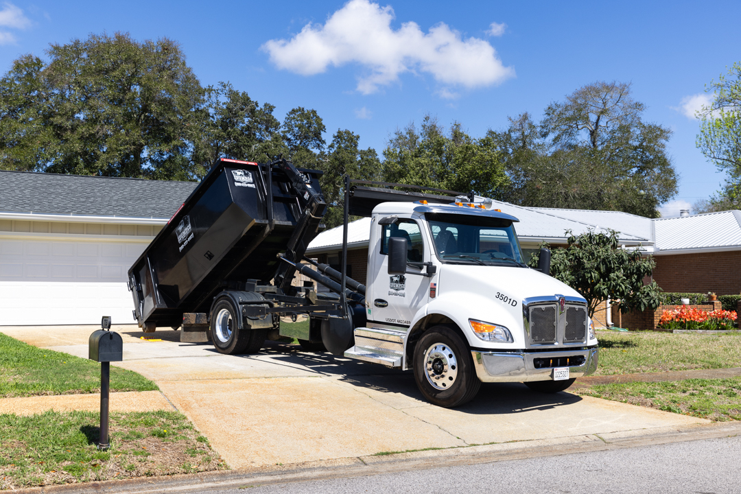 Residential dumpster job